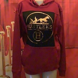 Hustler’s Bold lettering hoodie